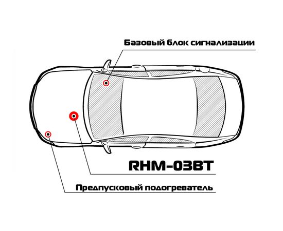 Купить Радиомодуль моторного отсека Pandora RHM-03 BT, изображение 3 в интернет магазине Alarmtrade.kz